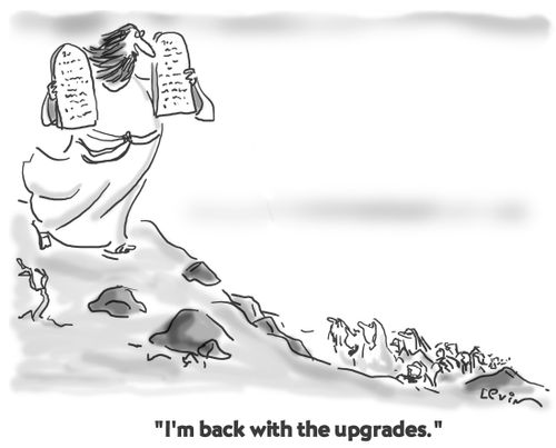 "I'm back with the upgrades."