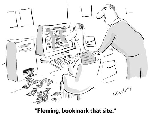 "Fleming, bookmark that site."