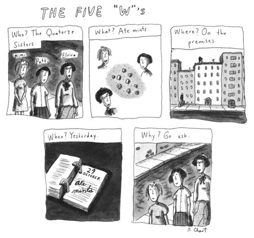 The Five "W"'s.