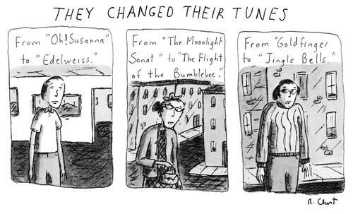 They changed their tunes.