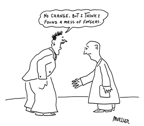 "No change, but I think I found a mess of fingers."