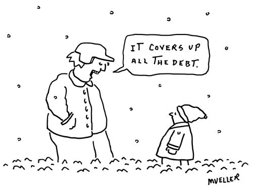 "It covers up all the debt."