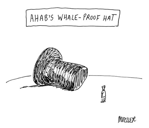 Ahab's whale-proof hat.