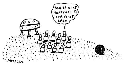 "Ask it what happened to our first crew."