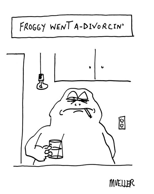 Froggy went a-divorcin'