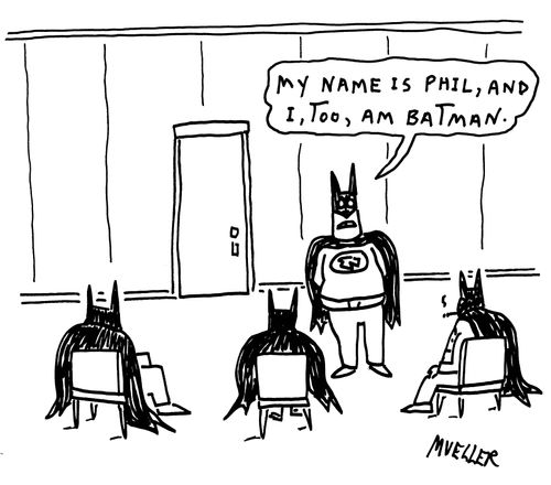 "My name is Phil, and I, too, am Batman."