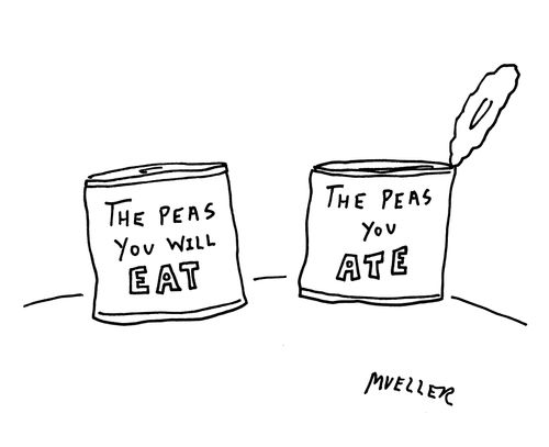 Cans of peas.