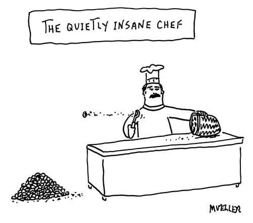The quietly insane chef