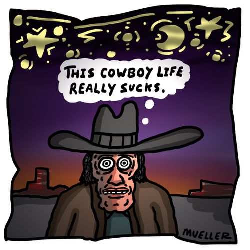 This cowboy life really sucks
