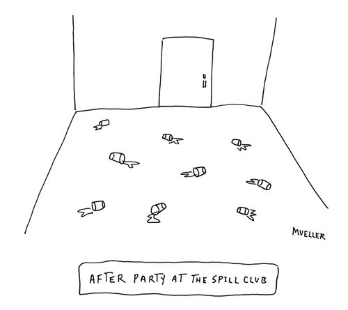 After party at the spill club. 