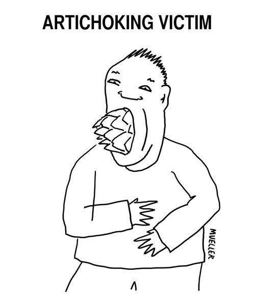Artichoking victim