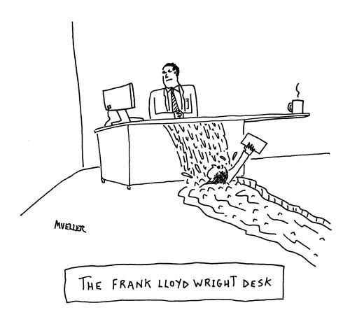 The Frank Lloyd Wright desk