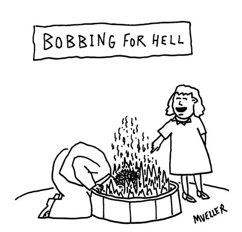 Bobbing for hell