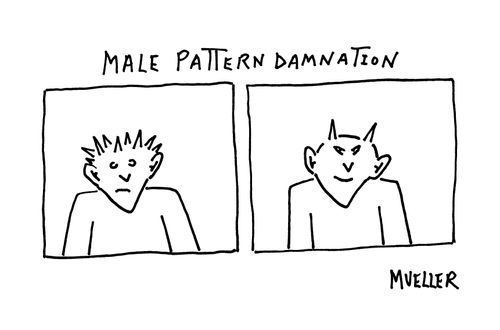 Male pattern damnation