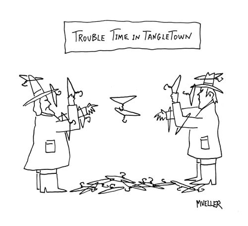 Trouble time in Tangletown.