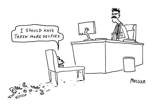 "I should have taken more selfies."