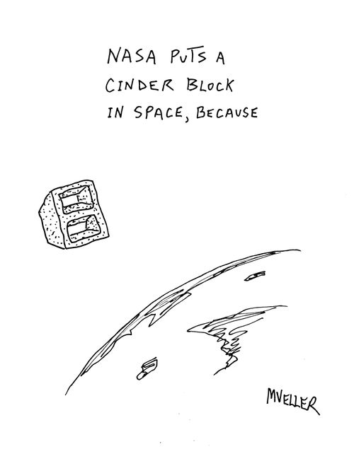 "Nasa puts Cinder black in space, because."