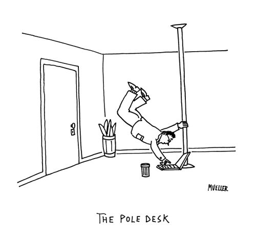 The pole desk