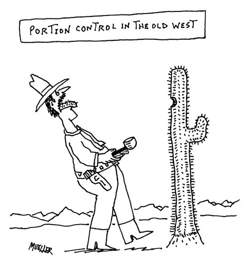 Portion control in the Old West