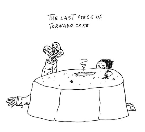The last piece of tornado cake