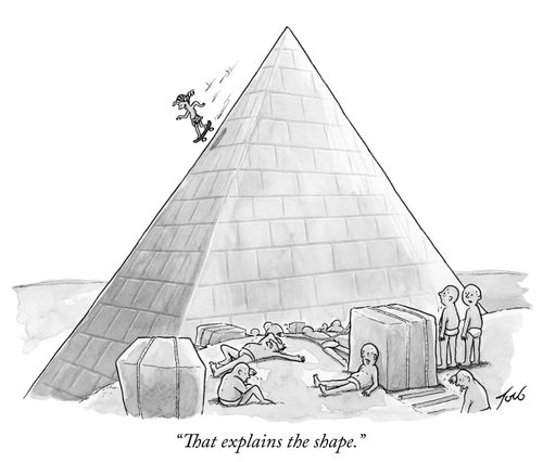 "That explains the shape."