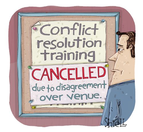 Conflict Resolution Training - Cancelled Due To Disagreement Over Venue.