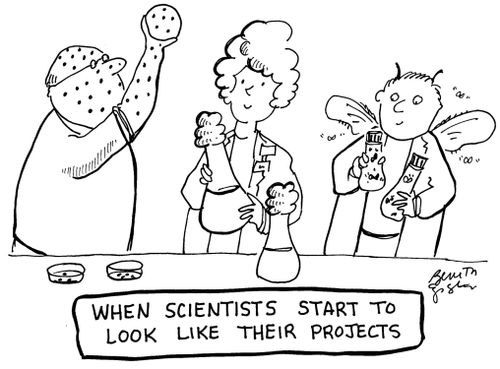 When scientists start to look like their projects.