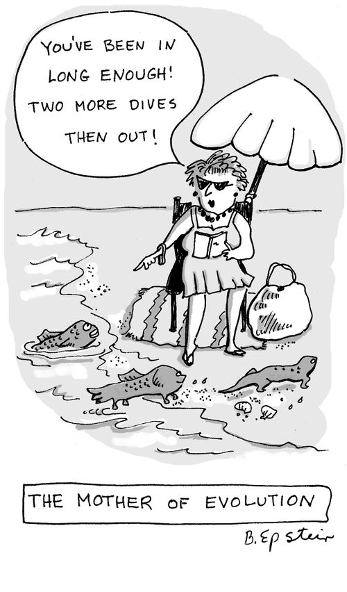 "You've been in long enough! Two more dives then out!"