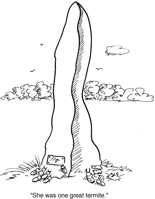 "She was one great termite."