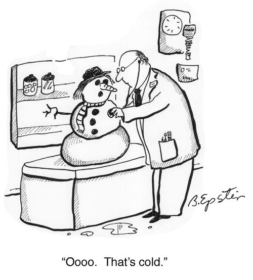 "Oooo. That's cold."