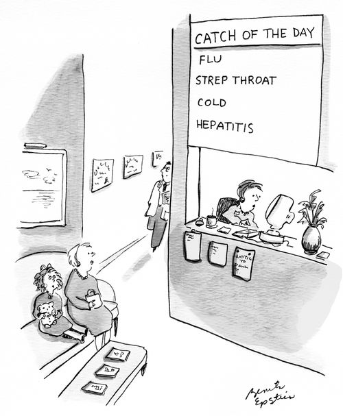 Catch of the Day: Flu, Strep Throat, Cold, Hepatitis