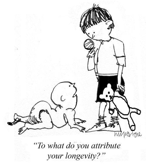 "To what do you attribute your longevity."
