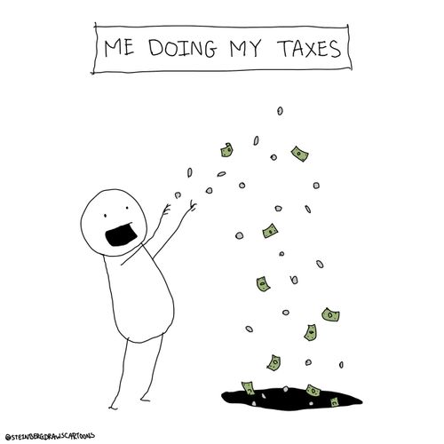 Me Doing My Taxes