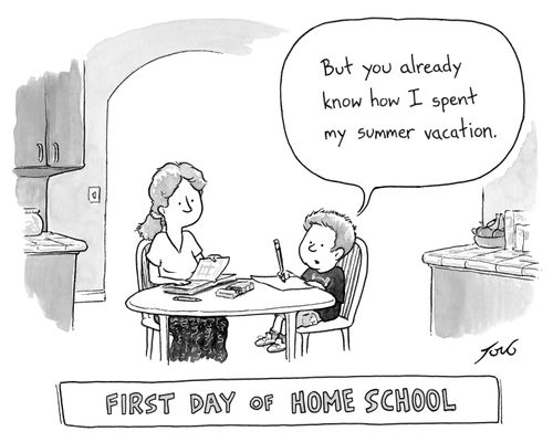 First Day of Home School