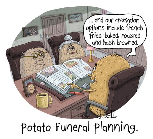 Potato Funeral Planning