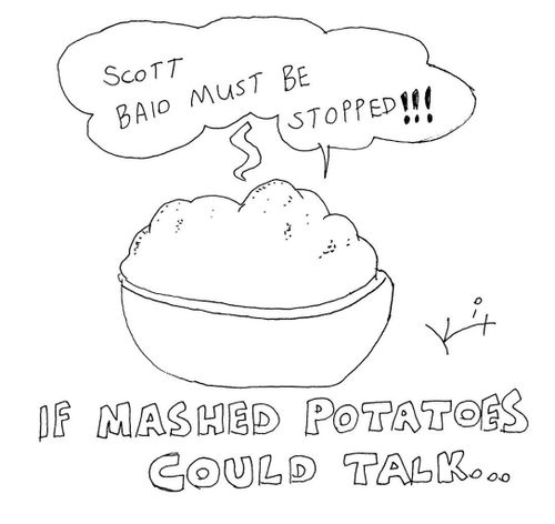 If mash potato could talk