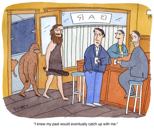 "I knew my pest would eventually catch up with me."