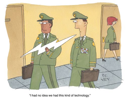 "I had no idea we had this kind of technology."