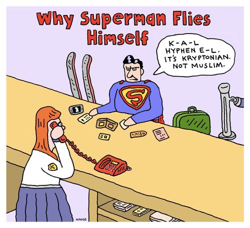 Why Superman flies himself