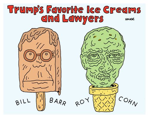 Trump's favorite ice creams and lawyers