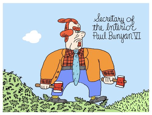 Secretary of the Interior Paul Bunyan VI
