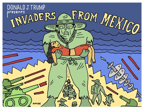 Donald J. Trump presents Invaders from Mexico
