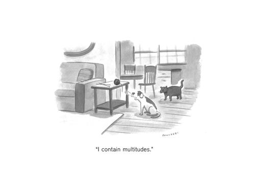 "I contain multitudes."