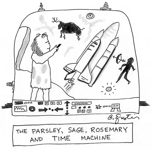 The Parsley, Sage, Rosemary and Time Machine.