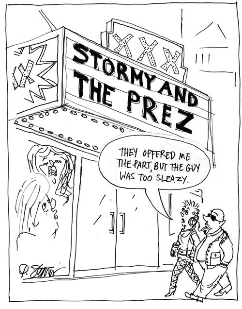 "They offered my the part, but the guy was too sleazy."