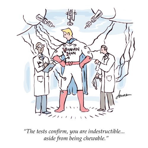 "The tests confirm, you are indestructible. . . aside from being chewable."