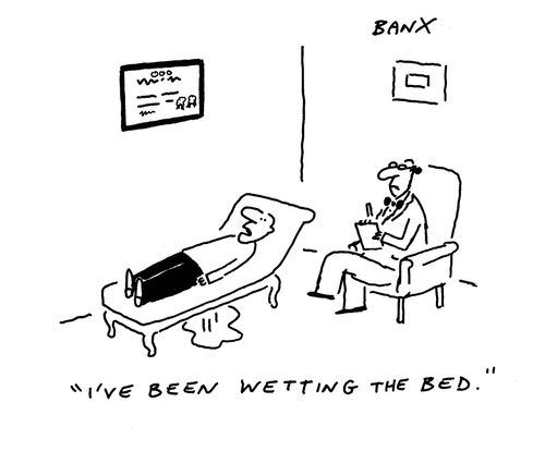 "I've been wetting the bed."