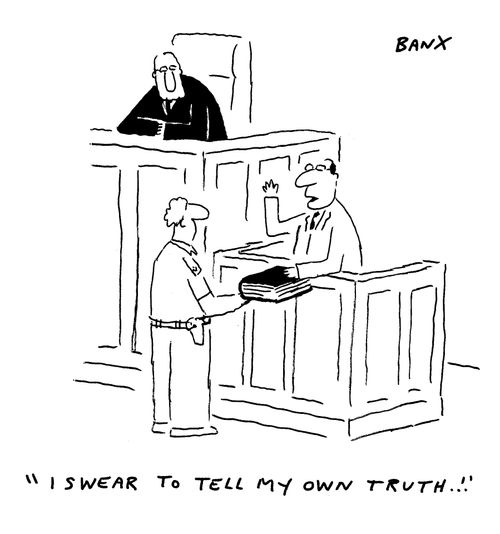 "I swear to tell my own truth..."