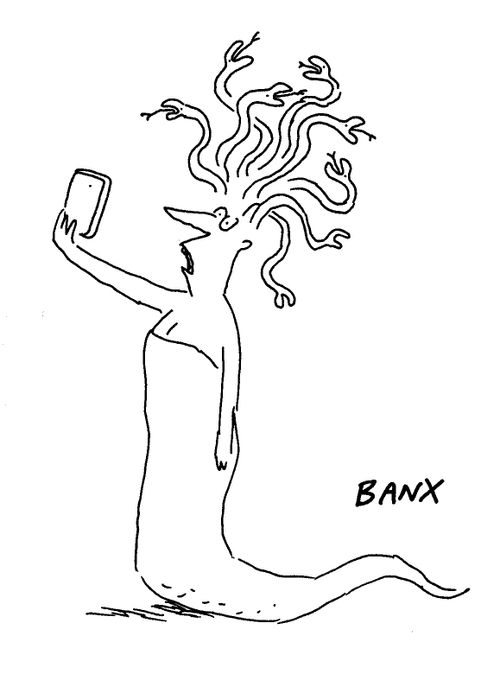 Medusa takes a selfie