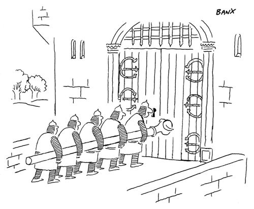 Keyhole ramming.